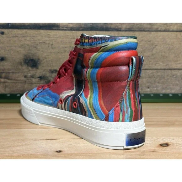 Givenchy X Multicolor Reaper City Print Sneakers Josh Smith 43/9.5-10 /W12  $850 - Picture 5 of 16